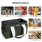 Craft Organizer Tote Bag, Art Storage Caddy with Multiple Pockets, Sap Green Sewing Bag for Art, Craft, Scrapbooking, Medical, and Office Supplies Storage